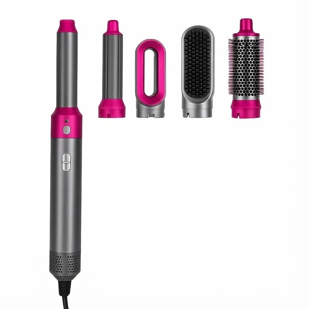 5-in-1 Hair Styler & Hot Air Brush Dryer | Lola Hair